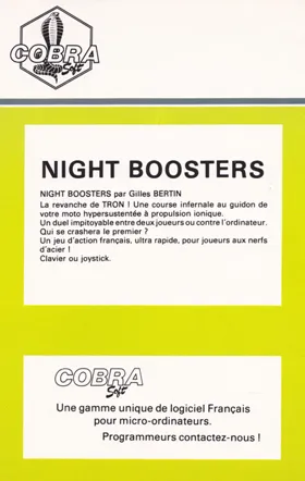 Night Booster (F) (1985) box cover back